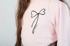 Ensemble Fille Rose & Jupe à Carreaux