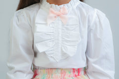 Ensemble jupe rose pour fille