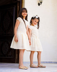 Robe Perle Blanche pour fille