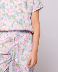 Combinaison bleu ciel pour fille