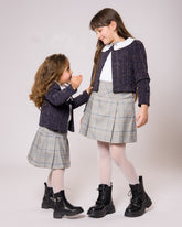 Ensemble Fille Chic Jupe Plissée