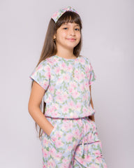 Combinaison bleu ciel pour fille