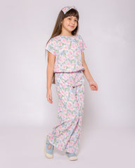 Combinaison bleu ciel pour fille