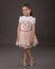 Ensemble petites fleurs pour fille