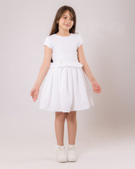 Robe Perle Blanche pour fille