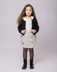 Ensemble diapo jupe chemise pour fille
