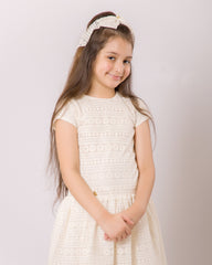 Robe Creme pour fille