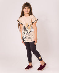 Ensemble Minnie beige pour fille