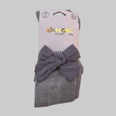 Collants Fille avec Grand Nœud