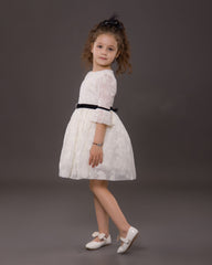 Robe blanche princesse pour fille