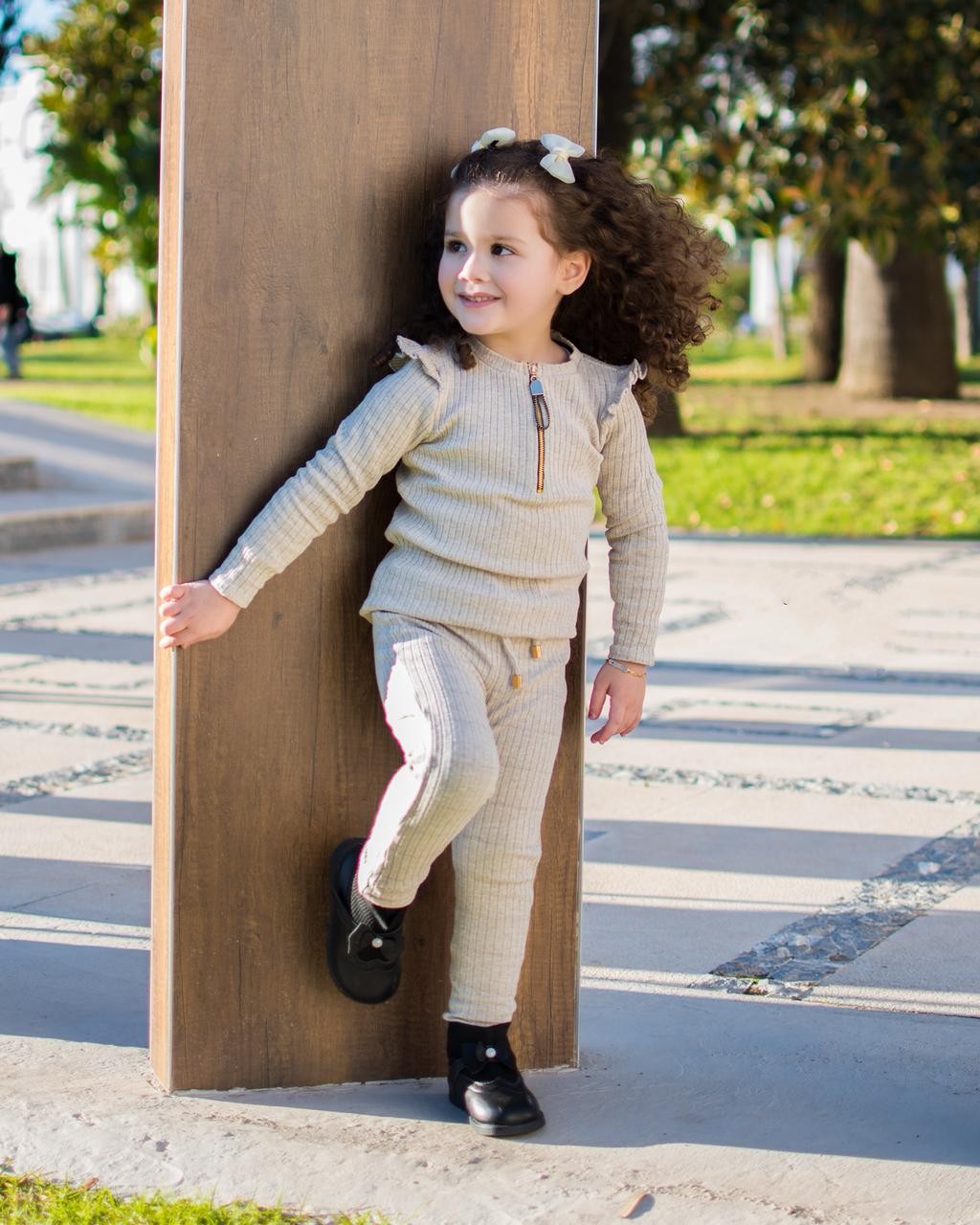 Ensemble Jogging Beige pour fille –