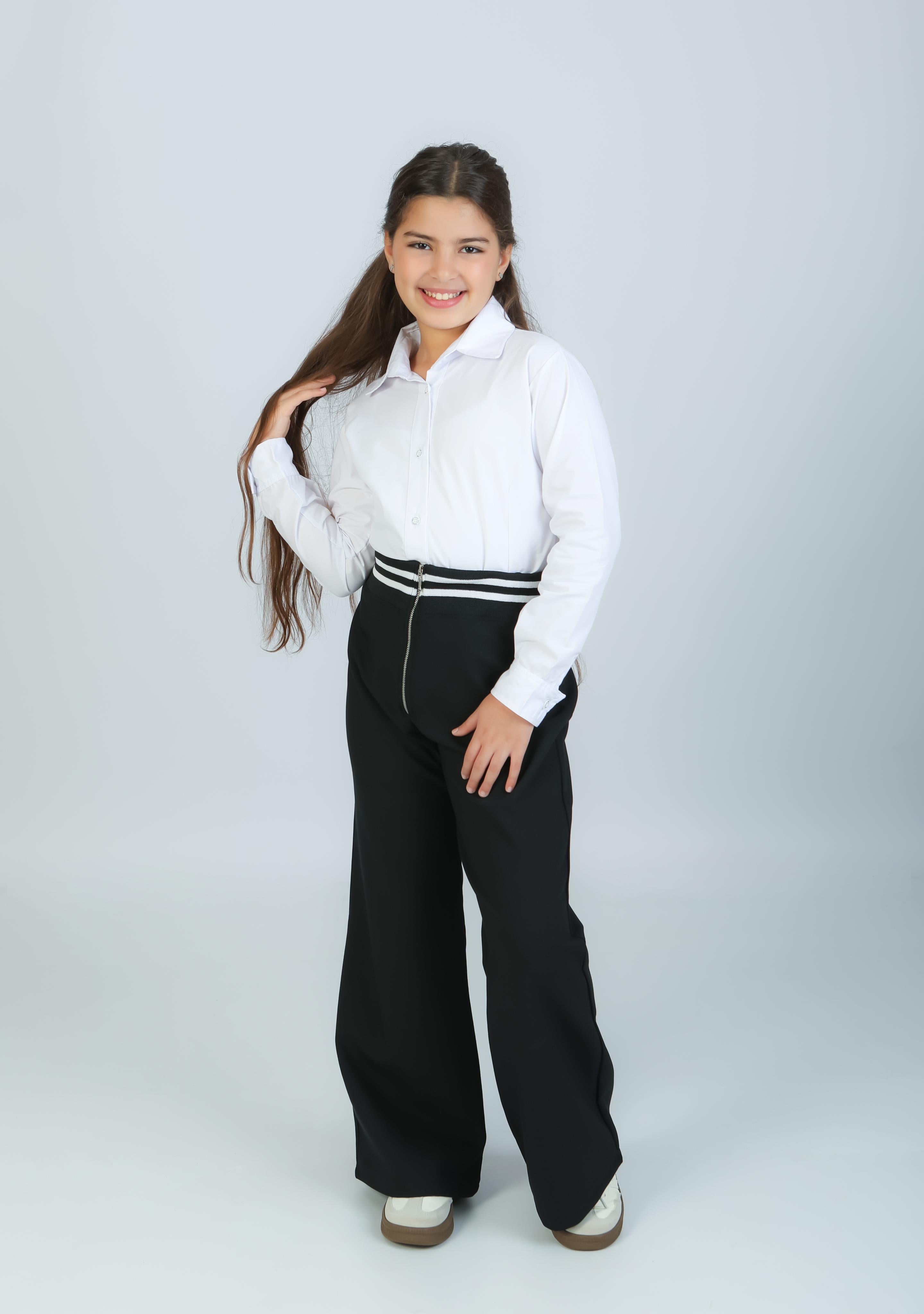 Ensemble Style blanc noir pour Fille