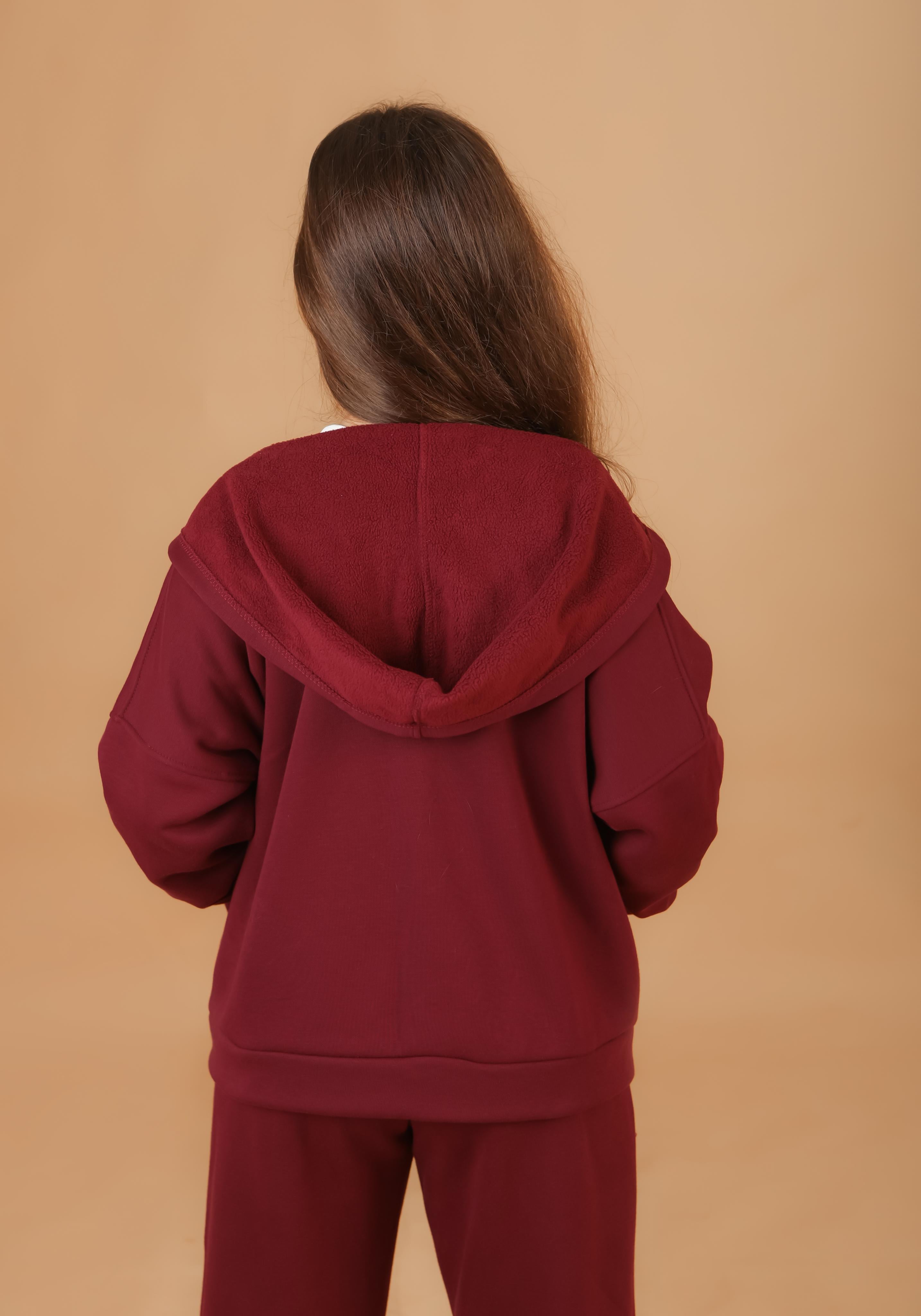 Survette Sporty – Grenat pour fille