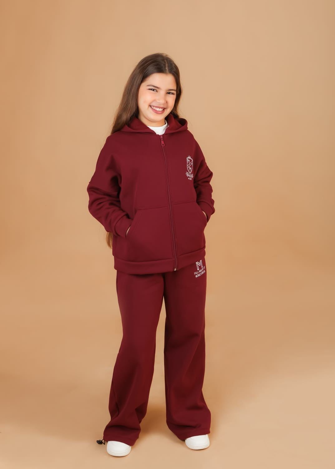 Survette Sporty – Grenat pour fille