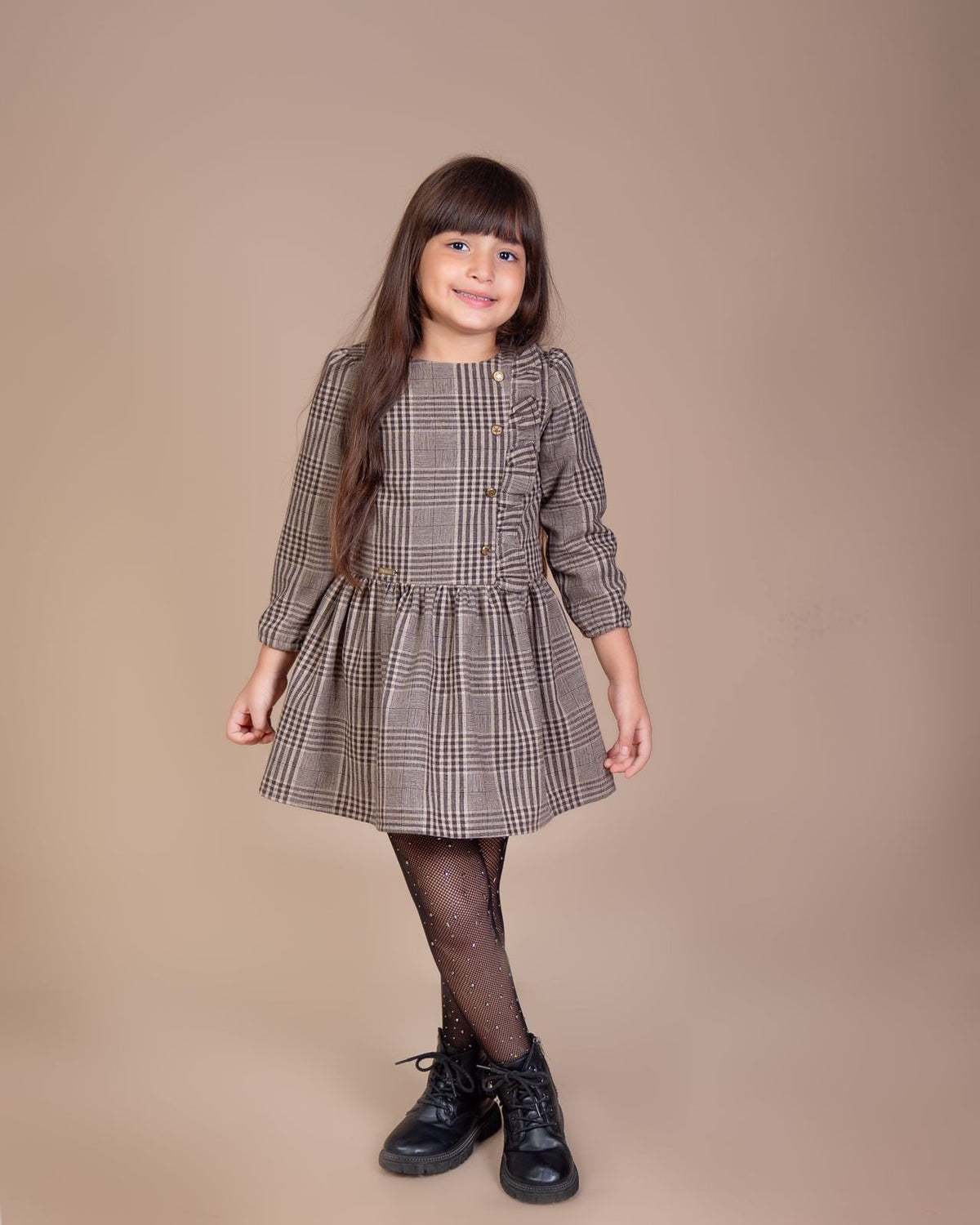 Robe marron fille cheap