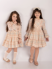 Robe fulla beige pour fille