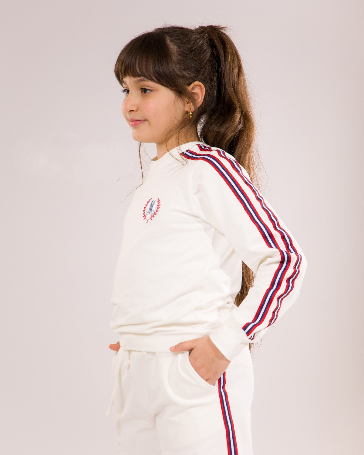 Ensemble Survêtement Fille Blanc