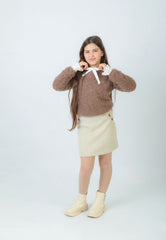 Ensemble Fille Marron & Beige
