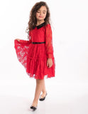 Robe rouge pour fille