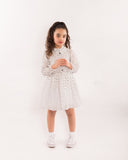 Robe pointillé blanc