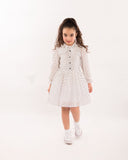 Robe pointillé blanc