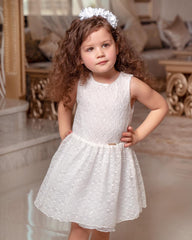 Robe blanche pour fille