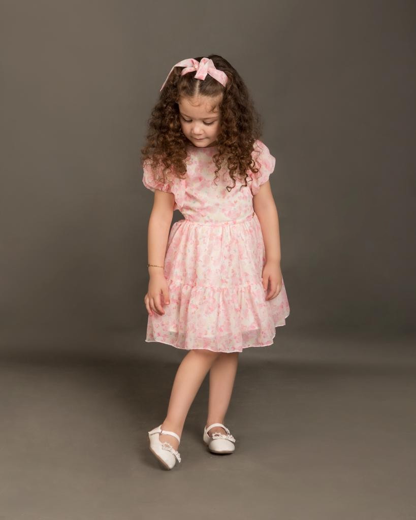 Robe rose pour fille