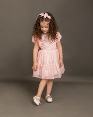 Robe rose pour fille