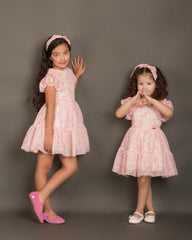 Robe rose pour fille